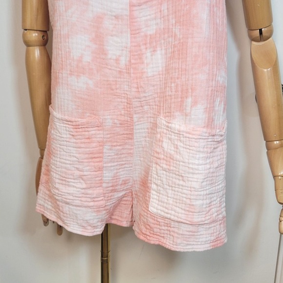 Show Me Your Mumu Tilda Romper Tie-Dye Cotton Gauze Size Small Resortwear Beach - Picture 2 of 9